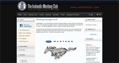 Desktop Screenshot of mustangis.com