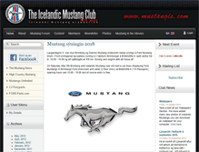 Tablet Screenshot of mustangis.com